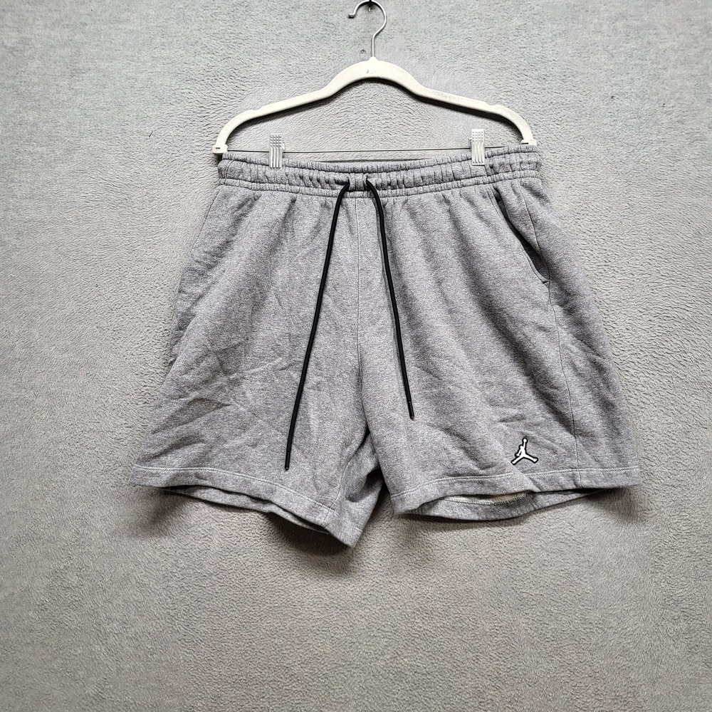 Air Jordan Boy Activewear Shorts XL Gray‎ Jumpman Logo Embroidery Sweatshorts